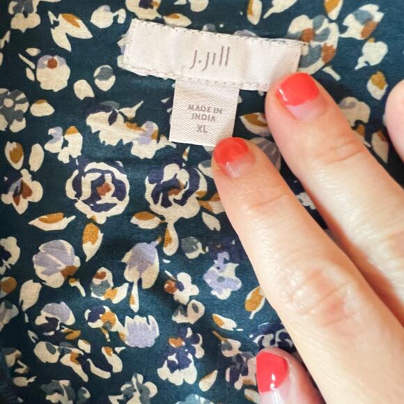 J.Jill aline plaid dress size XL - Picture 4 of 5